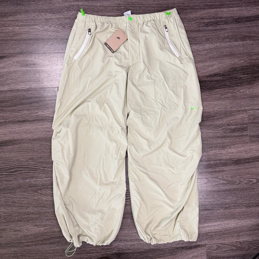 Nike Project F.R.O.G Parachute Pant Olive Aura & Green HJ3288-371 Size L $140